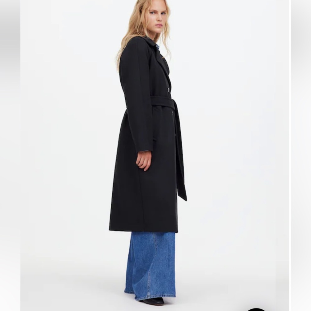 Madewell Double-Breasted Trench Coat Size XL - Picture 3 of 6